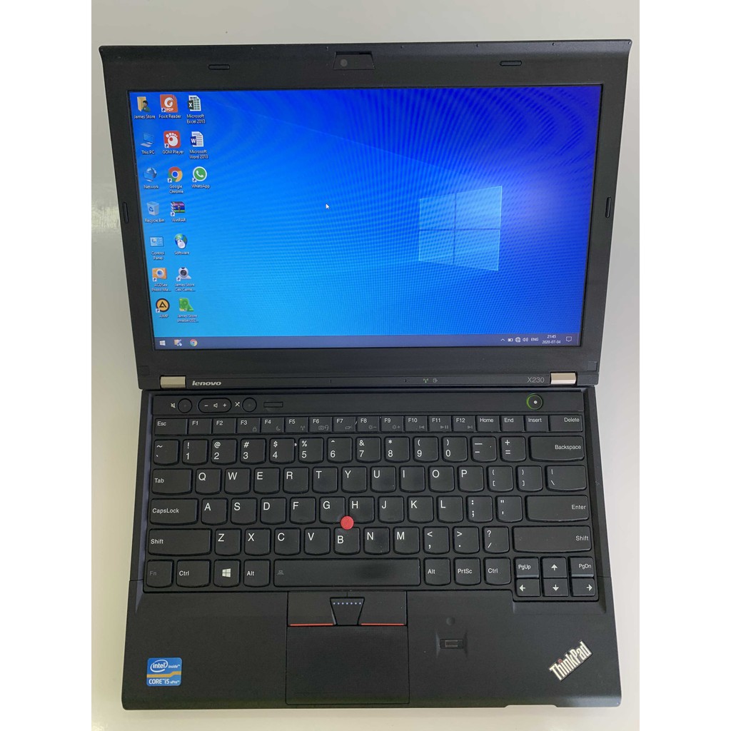 Laptop-Murah-Lenovo Thinkpad-X230-Corei3Gen3-Ram4G-HDD320G-Kamera-DVD-Design-Gaming-Win10-Siap Pakai