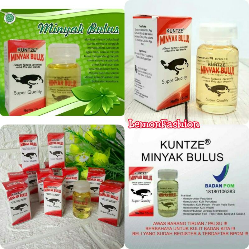 KUNTZE MINYAK BULUS ORIGINAL BPOM