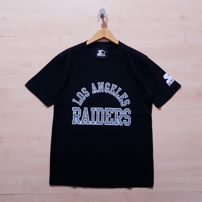 KAOS RAIDERS LOS ANGELES LOGO HITAM ORIGINAL FULL TAG LABEL