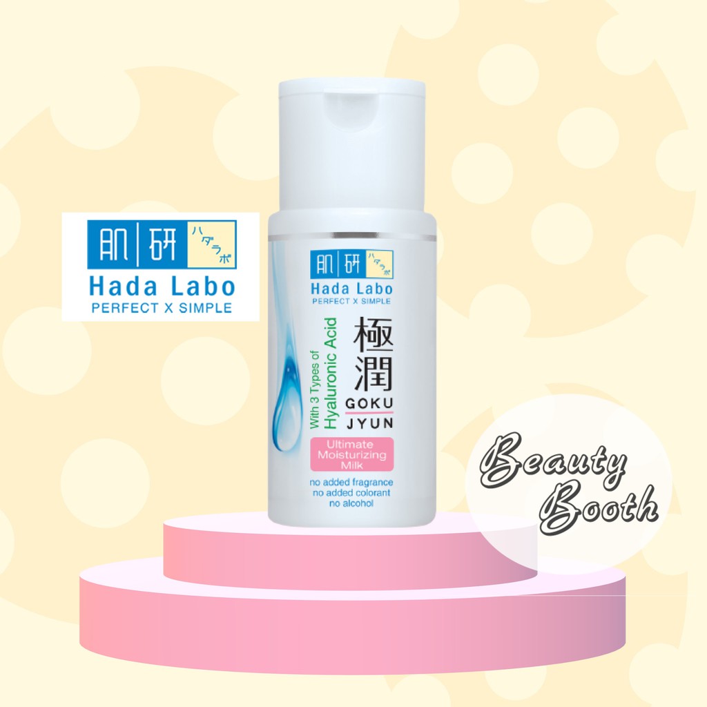 HADA LABO Gokujyun Ultimate MOISTURIZING MILK 100ml / GARIS PINK