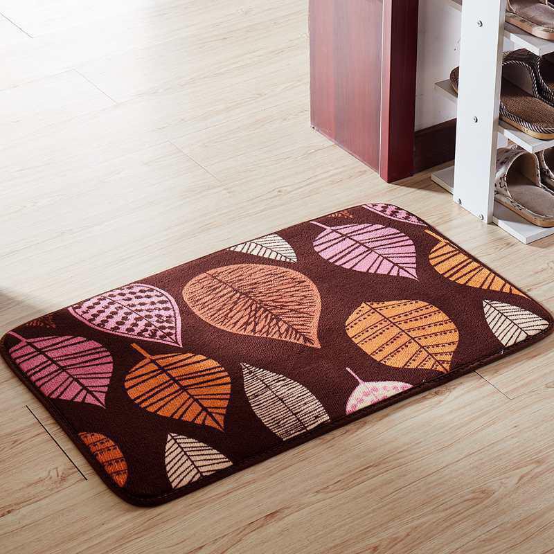 Keset kaki motif bunga dan keset kamar mandi anti slip / Keset Dapur / Keset Kamar Mandi Murah Bahan Memory 21 Foam Beludru