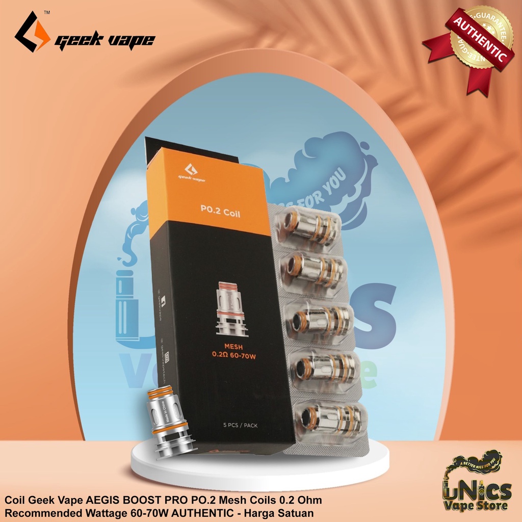 Jual Coil Geek Vape AEGIS BOOST PRO PO.2 Mesh Coils 0.2 Ohm 6070W