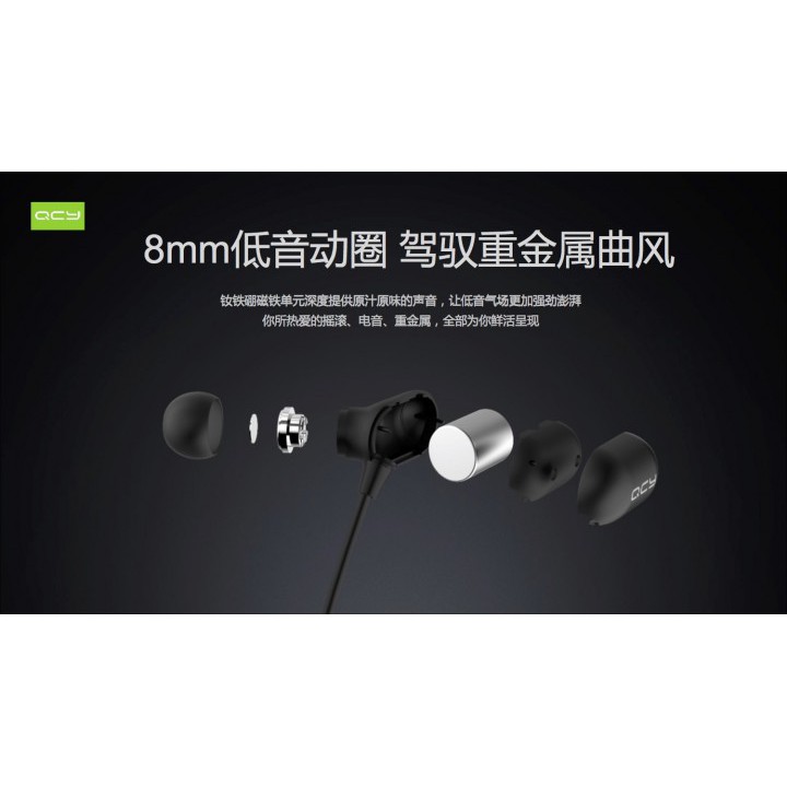 Bluetooth Earphone QCY S1 Capsule Sport IPX4 Waterproof APT-X