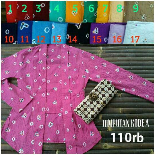 PROMO kebaya kutubaru jumputan solo TERMURAH
