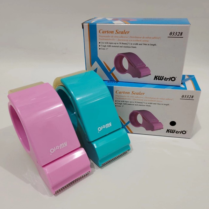 

DISPENSER LAKBAN 2inch Pink & Biru Tosca Kuat Tajam