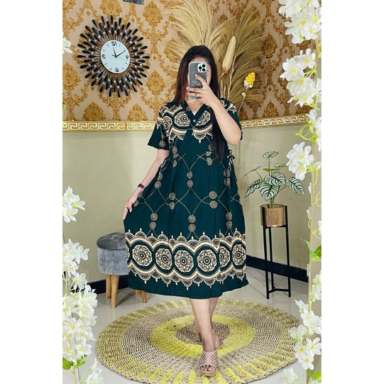 Daster wanita Kimono dress ori batik syifana