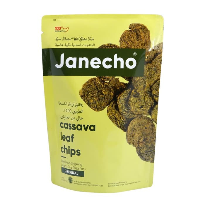 

Janecho Keripik Daun Singkong Original - 80gr