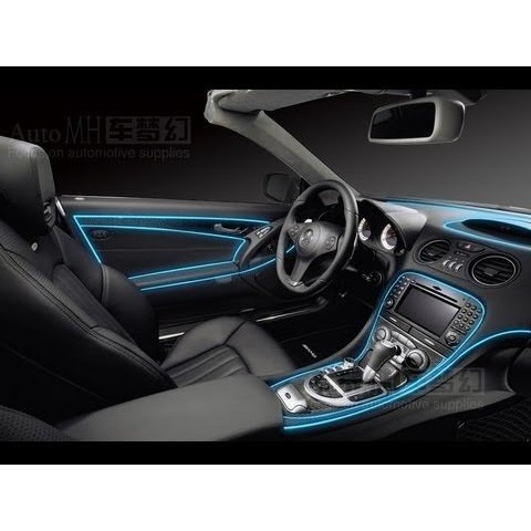 EL Wire flexible neon wire led wire 3 Meter with power supply baterai