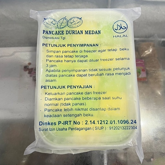 

PANCAKE DURIAN MEDAN [INSTANT ONLY]