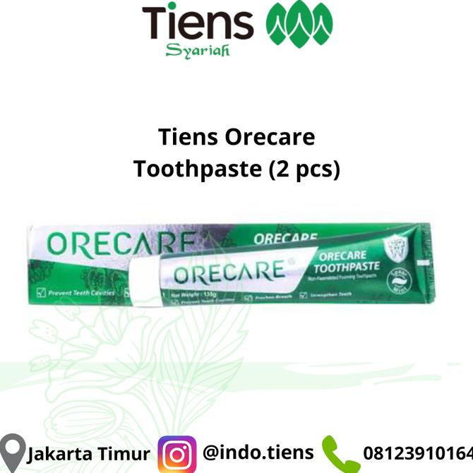 Tiens Herbal Toothpaste | Promo Tiens Orecare Toothpaste (2 pcs) ---Terbaru---