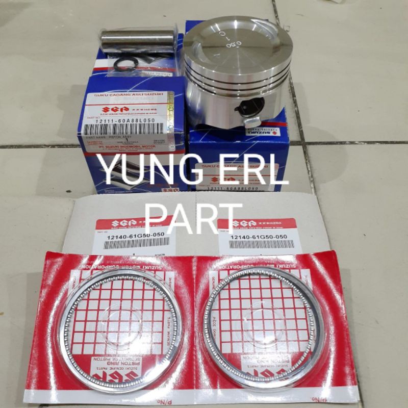 Paket Piston Ring Piston Seher Set Suzuki LJ80