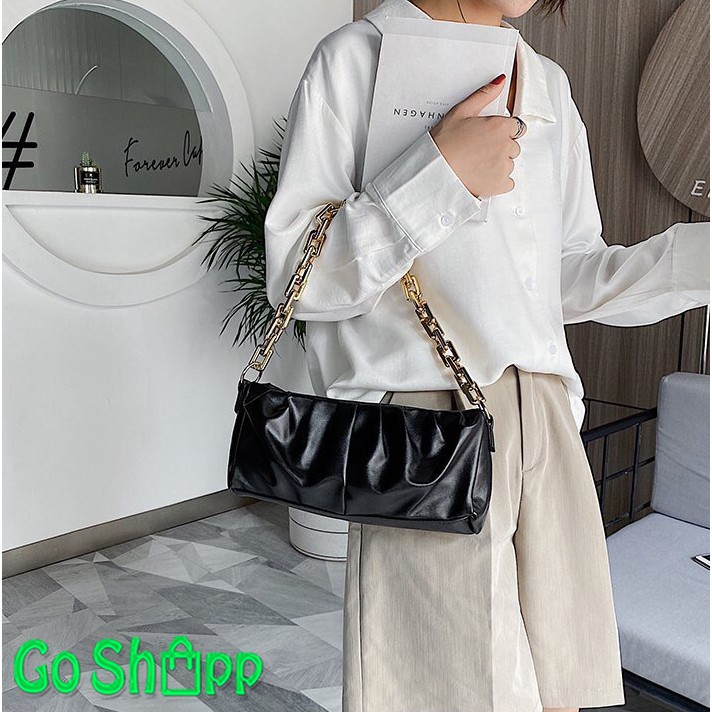 Shoulder Bag Wanita Import Fashion Korea Terbaru Model 2021 - Tas Wanita Model Rantai Besar [SL55]
