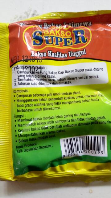 Tepung pengenyal bakso cap bakso super 33gr