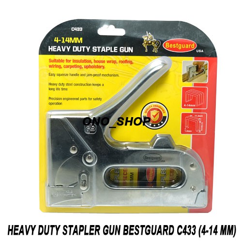 

Heavy Duty Stapler Gun Bestguard C433 (4-14 mm)