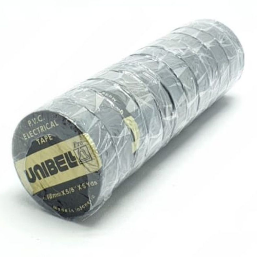 

Unibell Kecil 18mm x 5/8" x 5 Yards / Isolasi Kabel Listrik (12 buah)