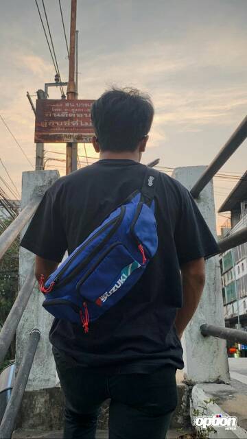 Waistbag Suzuki / Tas Slempang Suzuki OPTION MERCH