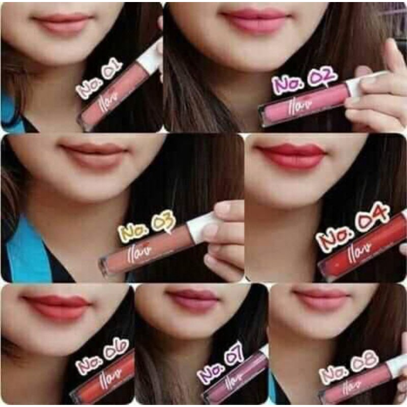 lipstik ilav hwi tahan lama dengan 8 pilihan warna