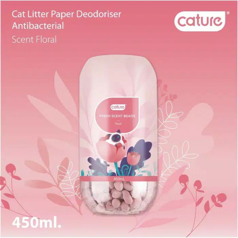 Cature Just Sprinkle On Cat Litter Odor-Kill Anti Bacterial