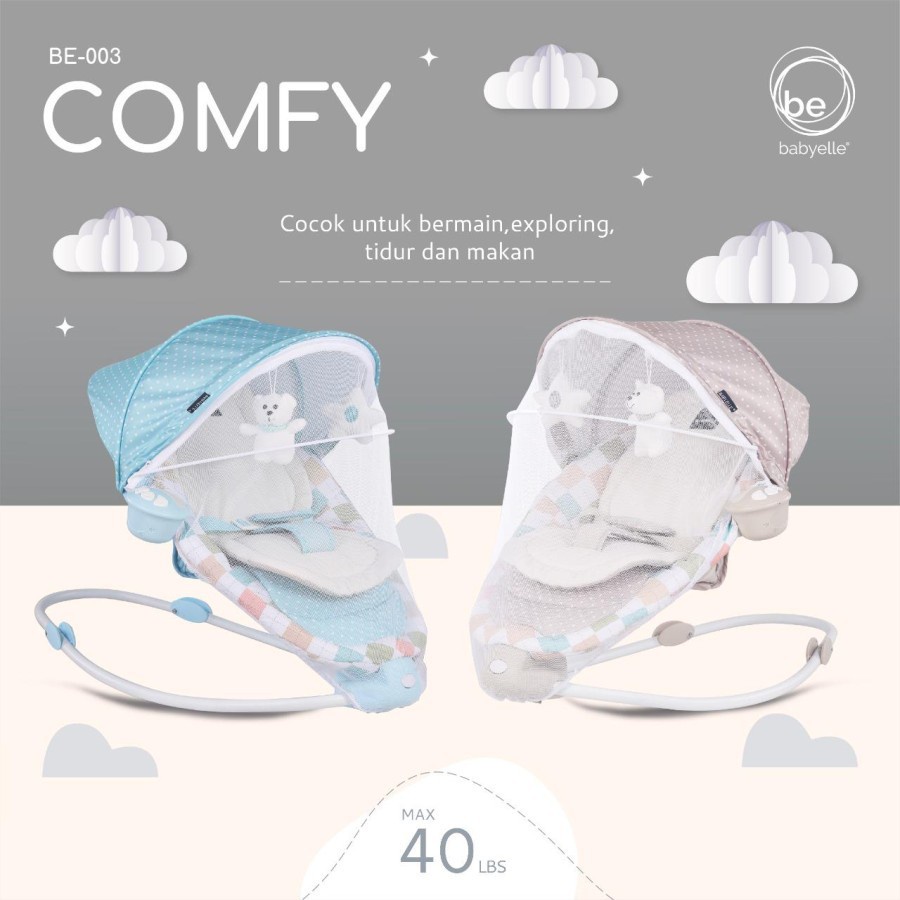 Babyelle Baby Rocker Comfy BE-003 Ayunan Manual Kuris Goyang