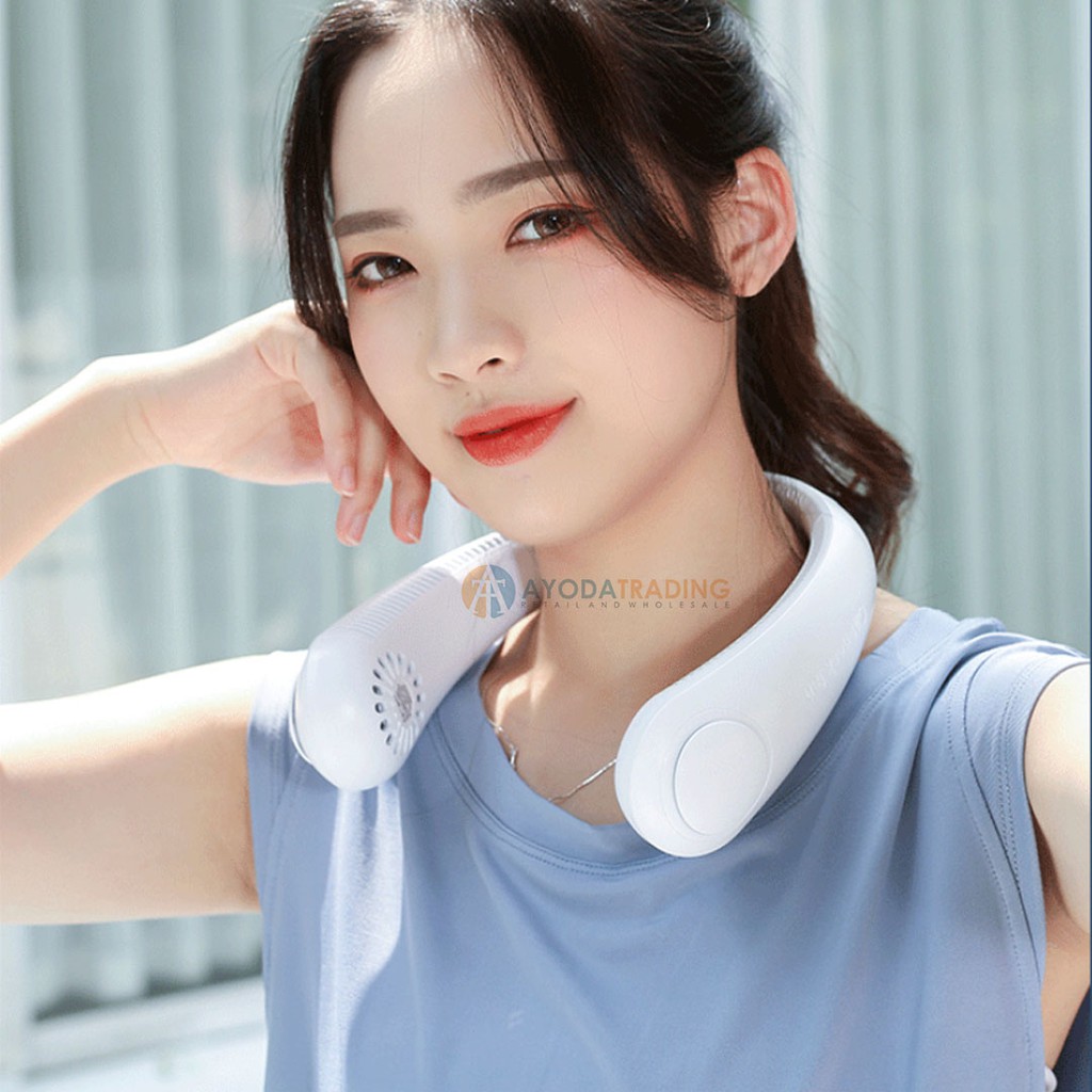 Kipas Angin Leher USB Hanging Neck Fan APD