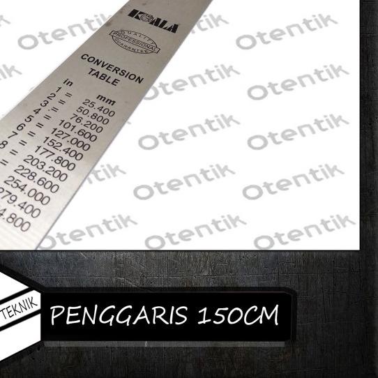 

➹ PENGGARIS BESI 100 CM - 1000 MM - 1 METER - STEEL RULER 40 INCH ♬