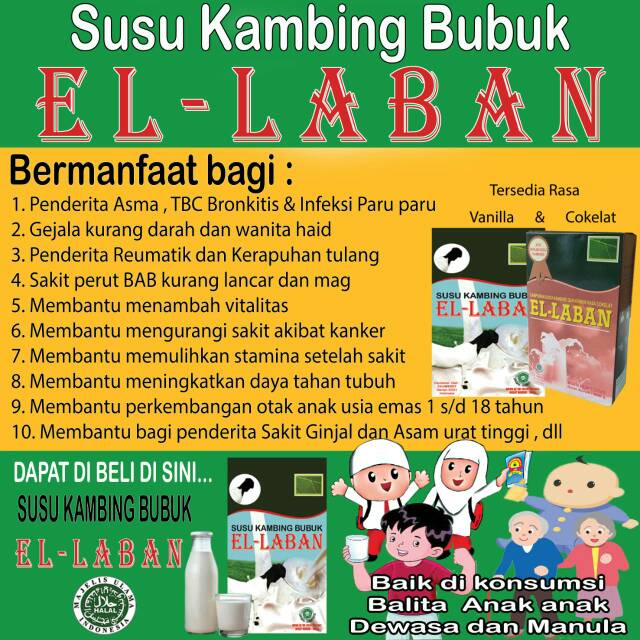 

Susu Kambing Bubuk EL LABAN