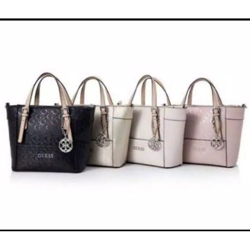 GUESS DELANEY HOLO TOTE BAG ORI PREMIUM