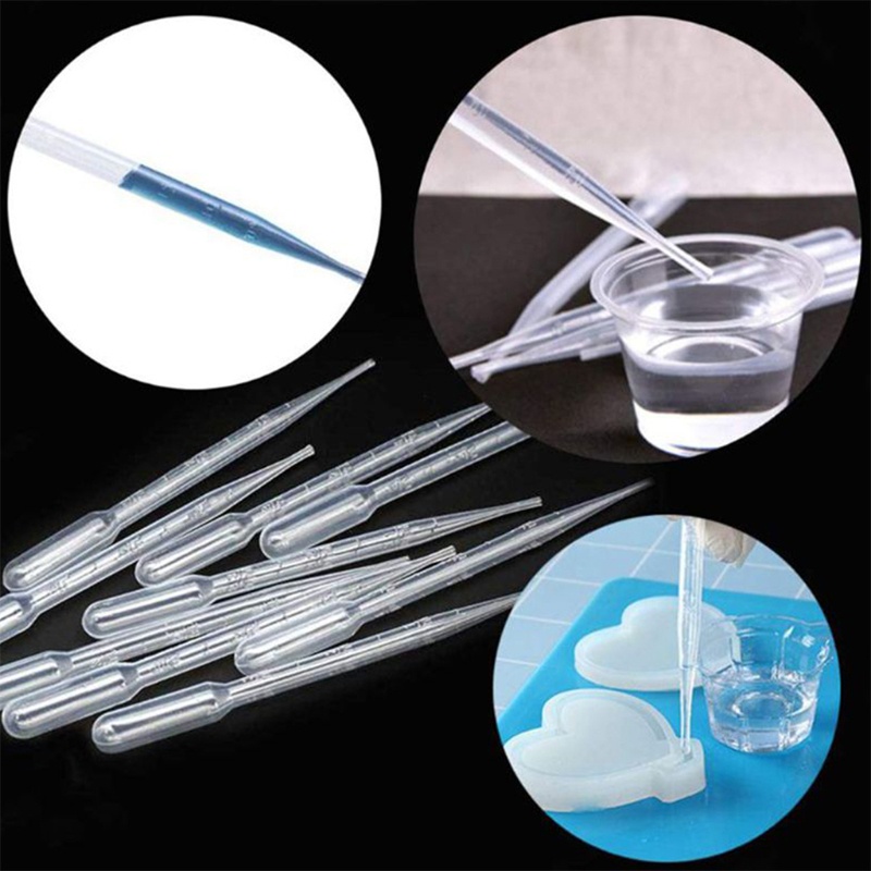 SIY  35 Pcs/Set Resin Mold Tools Kit Dropper Stirring Rod Finger Cots for DIY Epoxy UV Resin Jewelry Making Tools