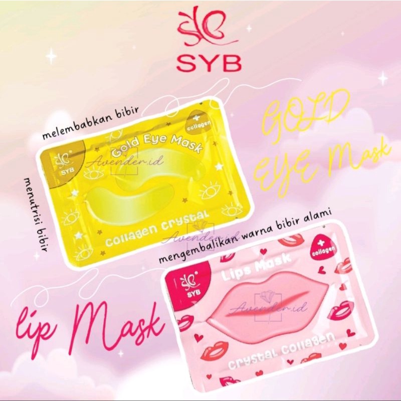 SYB Collagen Crystal Lips Mask || Gold Eye Mask