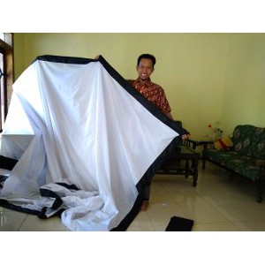 kain layar proyektor 3x4m Termurah