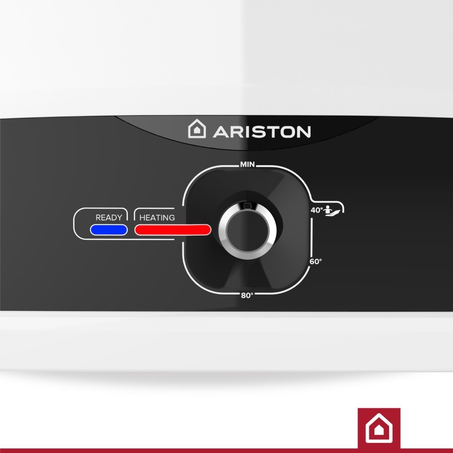 Ariston Andris Slim 2 SL2 RS 20 liter Listrik 200w Water Heater Low Watt Kecil Pemanas Air Mandi