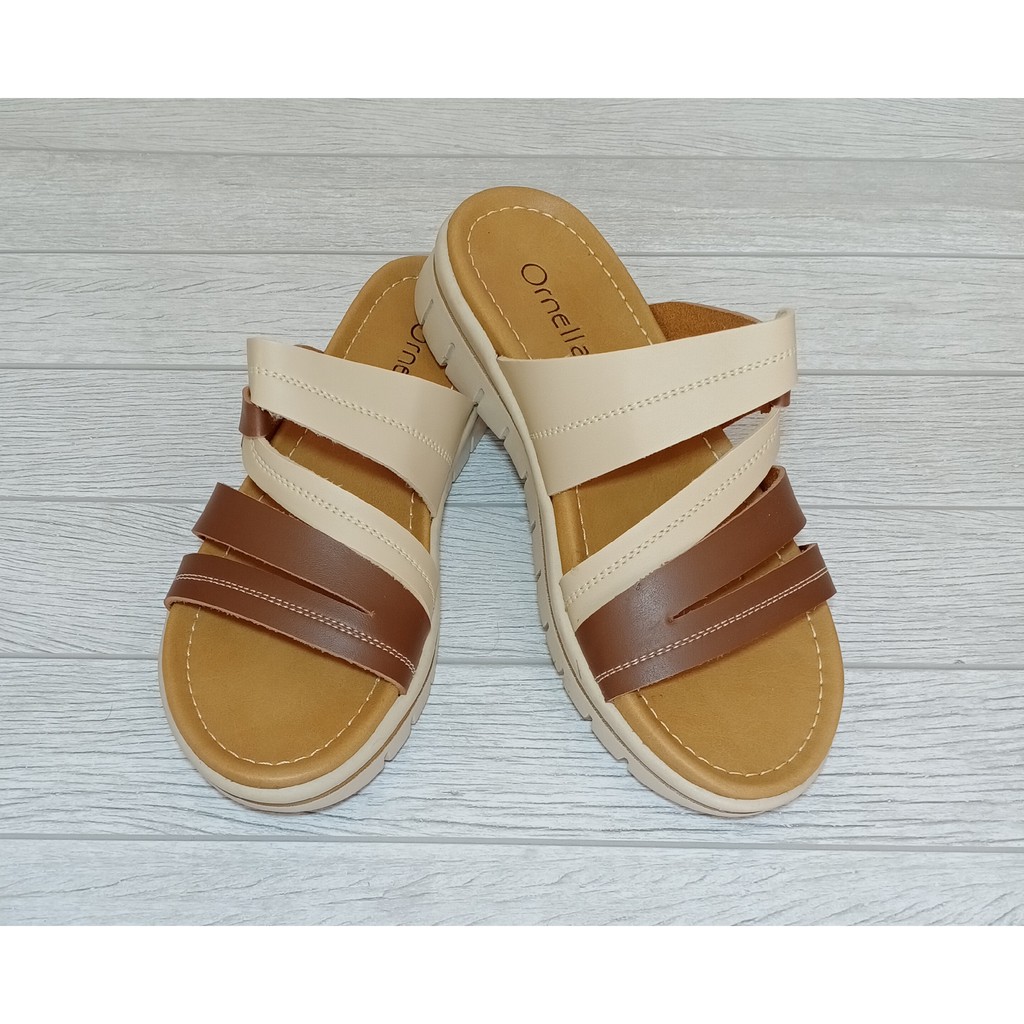 Sandal Flat Wanita Merk Ornella