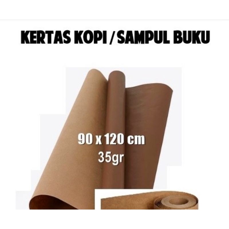 

Kertas Coklat / Copy / Kertas Bungkus 90 x 120