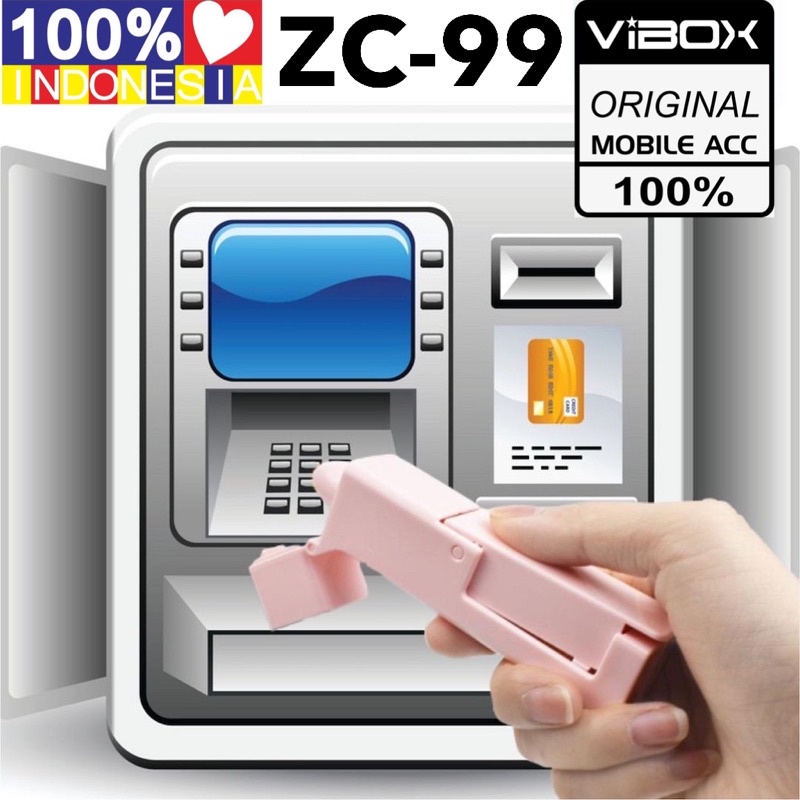 vibox Zero Contact Tools zc-99 Alat Pelindung Diri Anti Sentuh Virus Hand Sanitizer Gel Disinfektan Spray Tool original