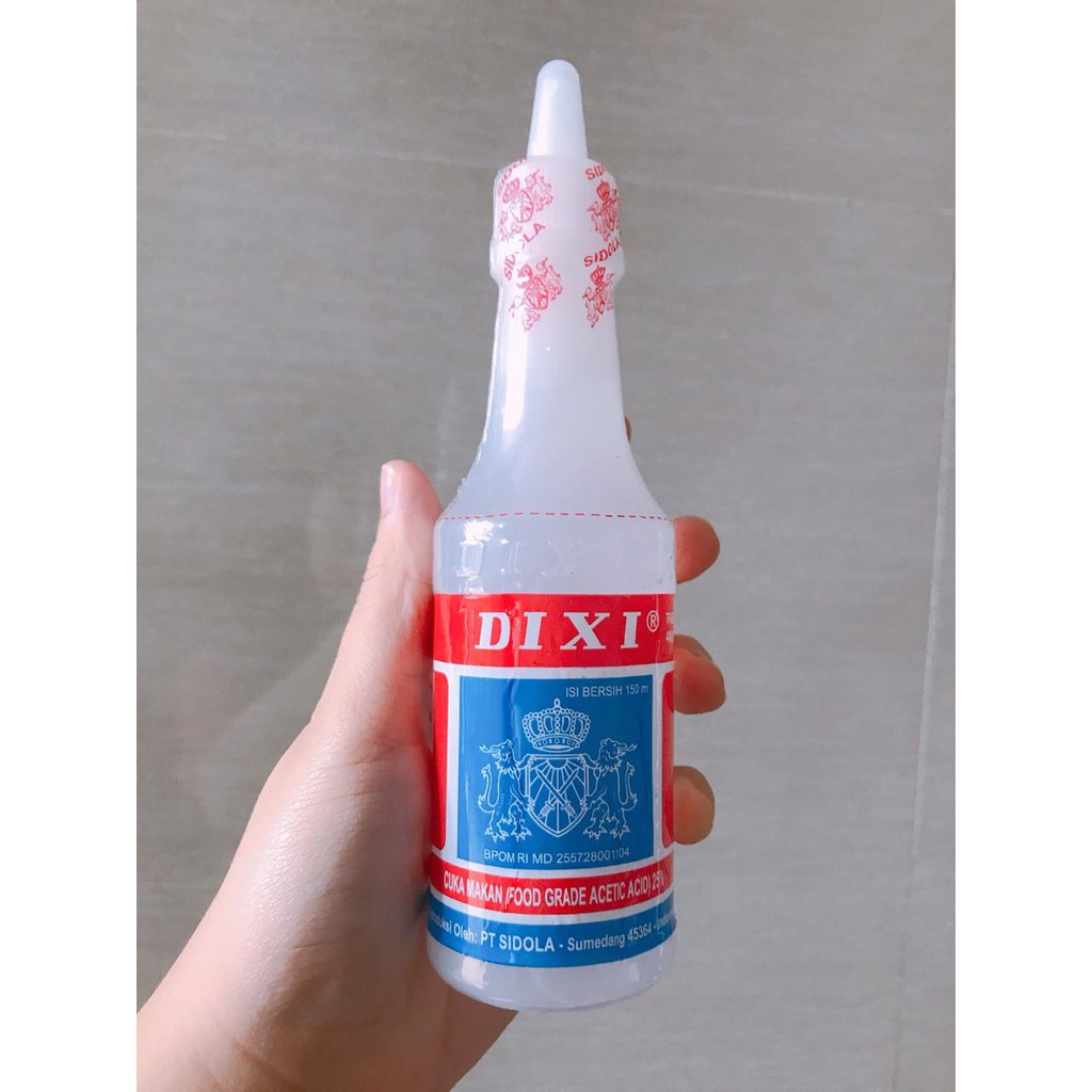 

Dixi Cuka Makan 150ml / Cuka Botol Meja Kemasan