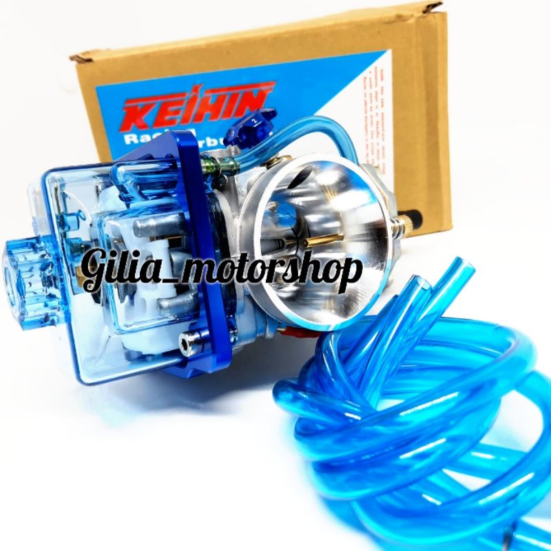 karburator Karbu Pwk28 - pwk30 - pwk32 - Pwk34 Mika Biru Transparan Keihin Racing Carburetor Karbu