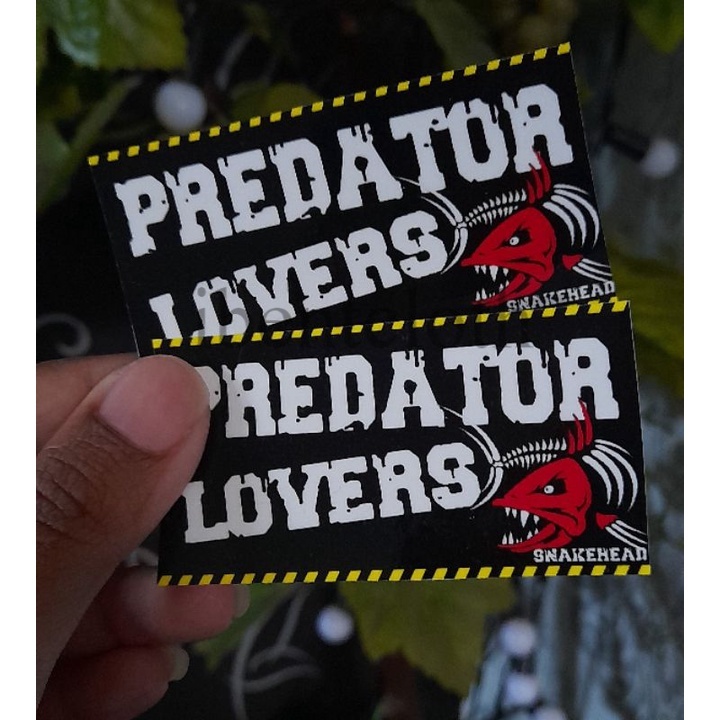 

STICKER PREDATOR LOVERS