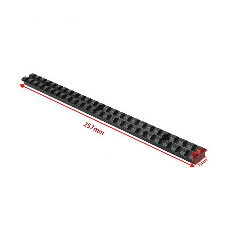Rel Picantini Panjang 25cm/ Rail Picatinny Long 257mm / Adapter ris ras panel rail keymod