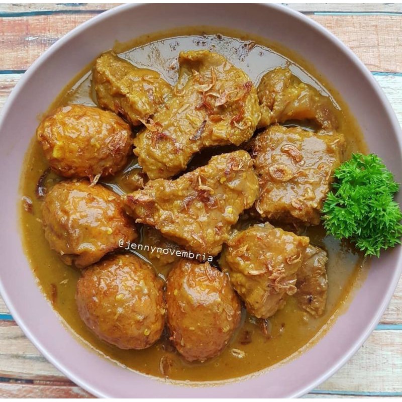 Menu Anak GULAI BOLA DAGING (PORSI BESAR 2-3 MAKAN)