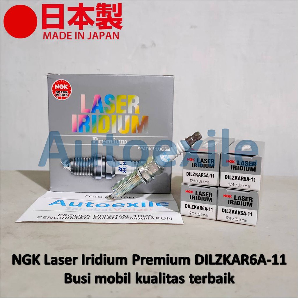 Busi Mobil NGK LASER IRIDIUM Premium DILZKAR6A-11 Platinum Juke Grand Livina Evalia Elgrand March