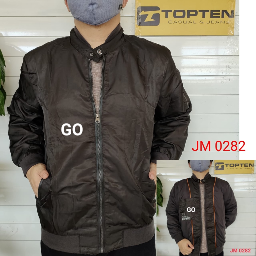 gof TA TOPTEN JAKET PARASUT Cowok Casual Jaket Pria Tebal Cowok Baru