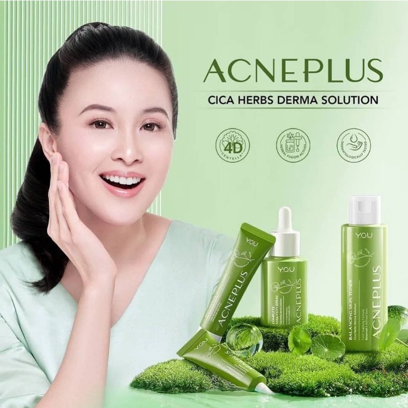 YOU ACNE PLUS SERUM-TONER-FACIAL WASH-MOISTURIZER-SPOT CARE