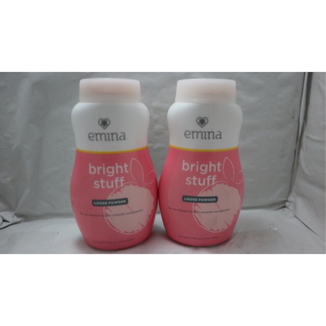 harga promo !!!! Emina loose powder bright stuff - bedak tabur emina