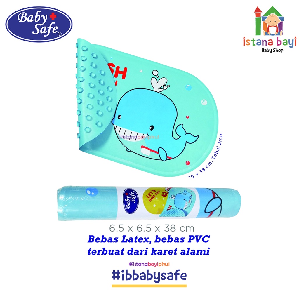 Baby Safe Rubber Bath Mat BT009 - keset kamar mandi anak