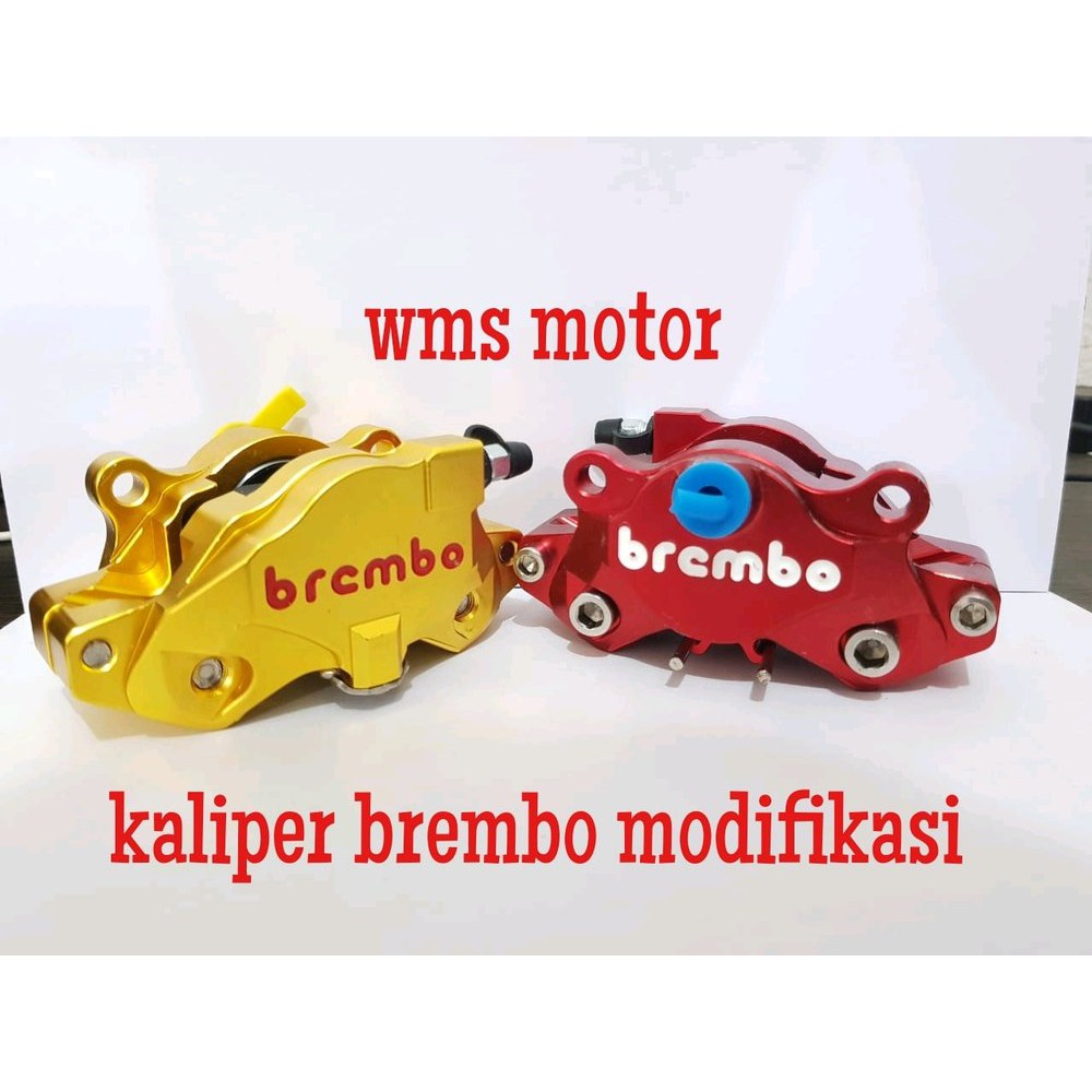 BARU KALIPER BREMBO ORIGINAL FULL CNC UNIVERSAL MOTOR CUSTOM nmax-beat