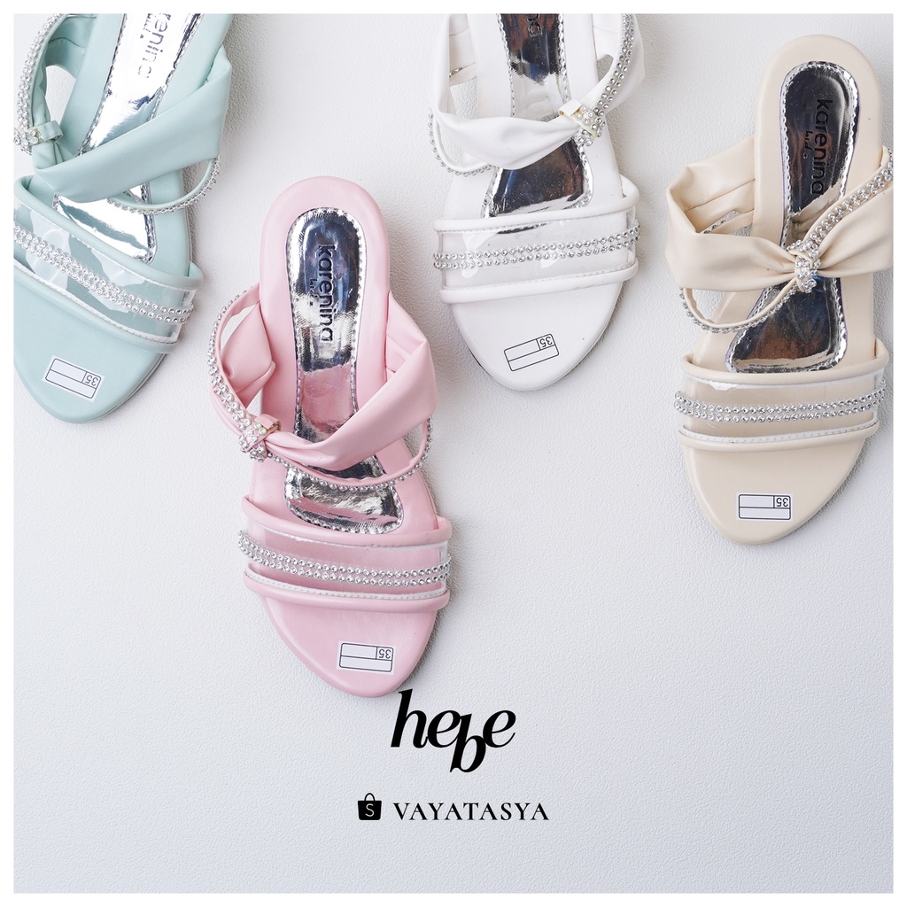 Vayatasya Karenina | hebe / Sandal Slip-on anak perempuan pita