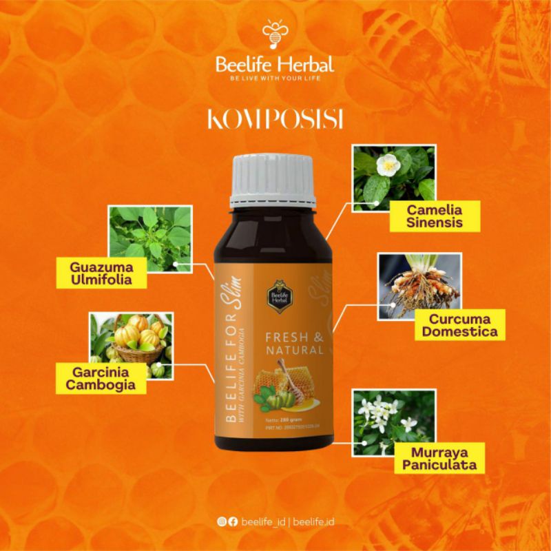 Beelife for Slim / Beeslim Herbal / Madu Diet / Obat Diet Herbal