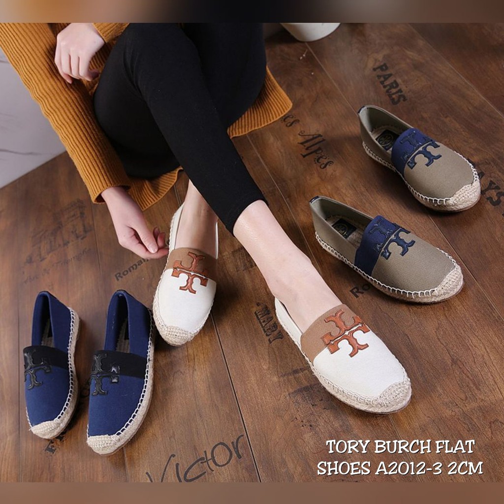 TORY BURCH FLAT NYLON SHOES A2012-3