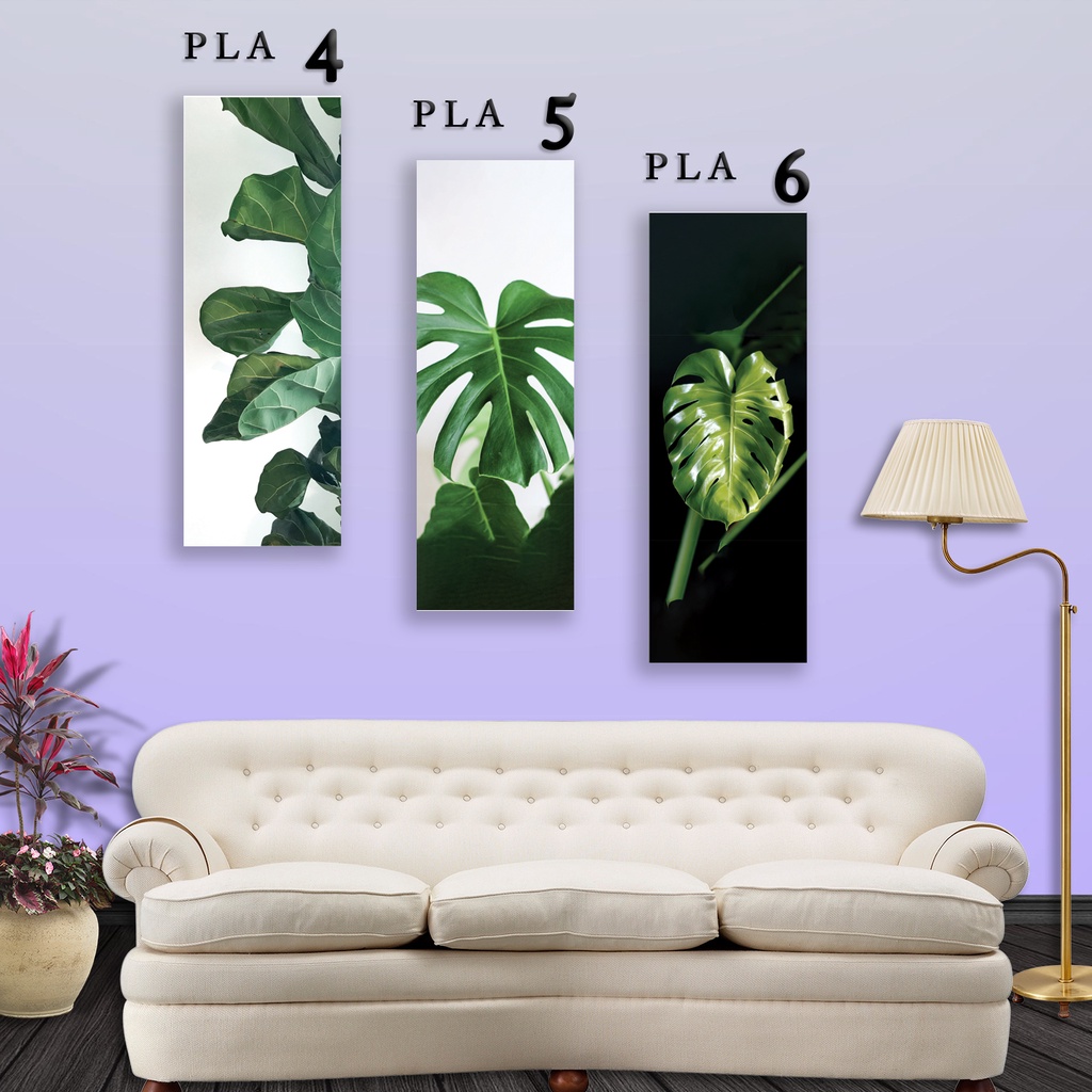 Wall decor - hiasan dinding rumah - Walldecor Janda Bolong Monstera murah