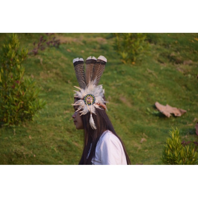 TOPI INDIAN-INDIAN HEADDRESS BANDO KALKUN KIPAS